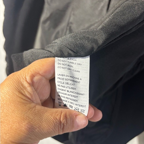 Blanc Noir Black Leather Waterfall Jacket - Picture 12 of 13